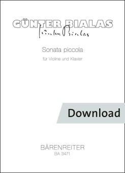 Sonata piccola für Violine und Klavier Download