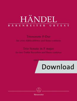Triosonate F-Dur HWV 405 Download
