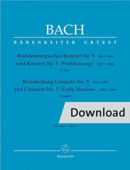 Brandenburgisches Konzert Nr. 5 und Konzert Nr. 5 Download