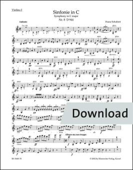 Sinfonie Nr. 8 C-Dur D 944 Download