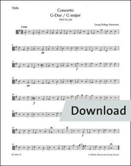 Konzert G-Dur TWV 51:G9 Download
