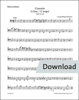 Konzert G-Dur TWV 51:G9 Download