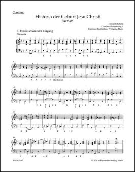 Historia der Geburt Jesu Christi SWV 435 Standard