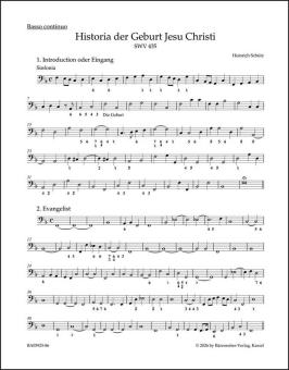 Historia der Geburt Jesu Christi SWV 435 Standard
