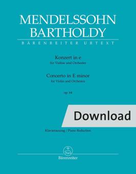 Konzert e-Moll op. 64 für Violine und Orchester Download