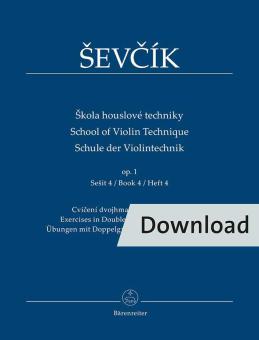 Schule der Violintechnik op. 1 Heft 4 Download