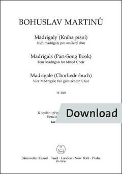 Madrigale (Chorliederbuch) H 380 