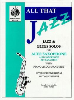 All That Jazz for Alto Saxophone 