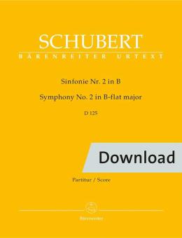Sinfonia n. 2 in si bemolle maggiore D 125 Download