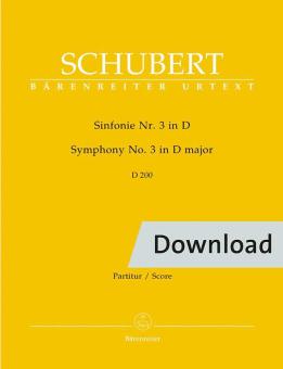 Sinfonia n. 3 in Re maggiore D 200 Download