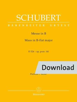 Messa in si bemolle maggiore op. post. 141 D 324 Download