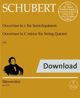 Ouverture (Quintetto) in do minore D 8 Download