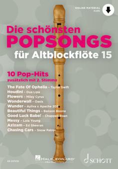 Die schönsten Popsongs für Alt-Blockflöte 15 