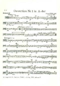 Ouvertüre A-Dur Nr. 1 op. 1 
