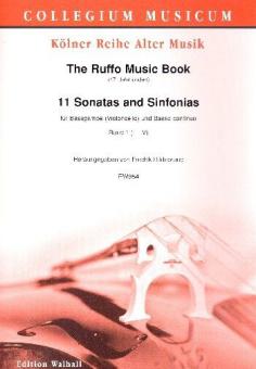 The Ruffo Music Book - 11 Sonatas and Sinfonias Vol. 1 (nos. 1-5) 