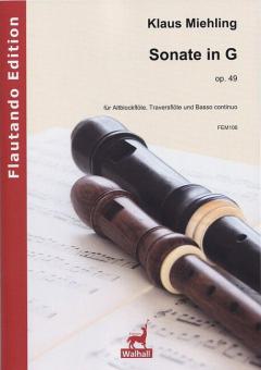 Sonate in G op. 49 