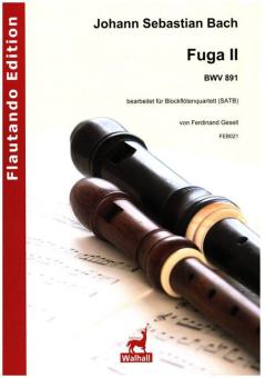 Fuge Nr. 22 aus dem Wohltemperierten Klavier 2 BWV891 