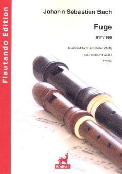 Fuge Nr. 11 aus dem Wohltemperierten Klavier 2 BWV880 
