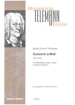 Concerto a-Moll TWV43:a3 