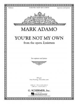 You're Not My Own 