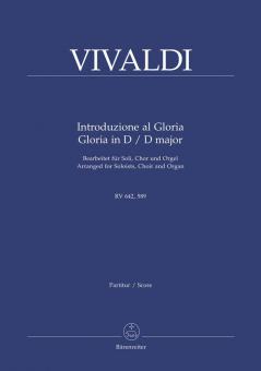 Introduzione al Gloria Gloria in Re Standard