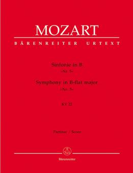 Sinfonie Nr. 5 B-Dur KV 22 
