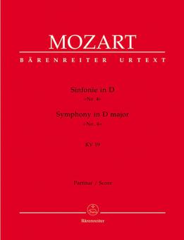 Sinfonie Nr. 4 D-Dur KV 19 