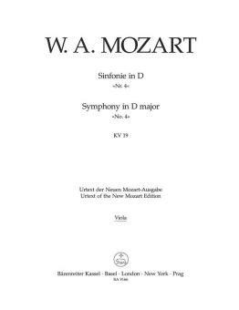 Sinfonie Nr. 4 D-Dur KV 19 