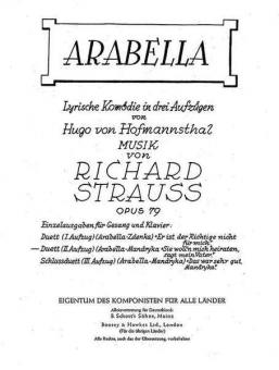 Arabella op. 79 
