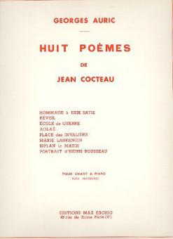 8 Poèmes de Jean Cocteau 
