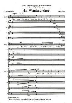 His Winding-Sheet 