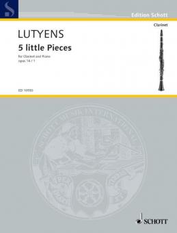 5 Little Pieces op. 14/1 Standard