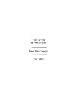Sax Blue Boogie Keyboard Cavalcade Piano 