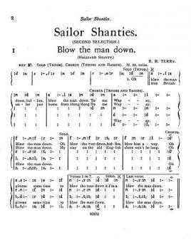 Terry Sailor Shanties TTBB Tonic 