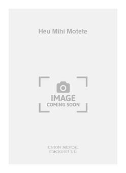 Heu Mihi Motete For 5vm 