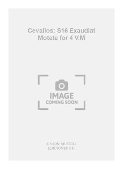 S16 Exaudiat Motete For 4 V.M 