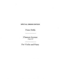 Chanson Joyeuse For Violin And Piano Op. 43 
