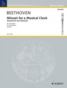 Minuet for a Musical Clock WoO 33 Standard