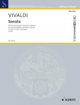Sonata G Major RV 59 Standard