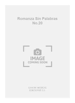 Romanza Sin Palabras No.20 (Llobet) For 2 Guitars 