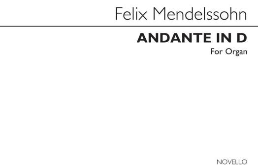 Andante in D With Variations for Organ 