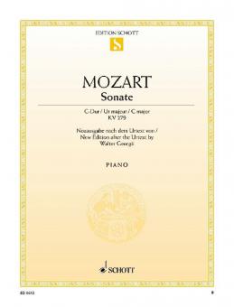 Sonata C Major K 279 Standard