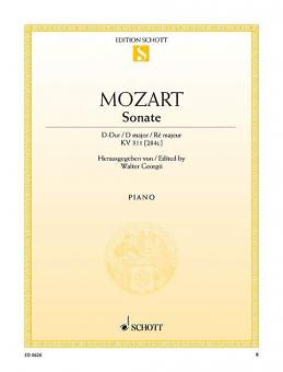 Sonata D Major K 311 [284 C] Standard