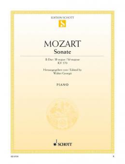 Sonata B-Flat Major K 570 Standard