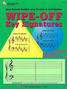 Bastien Piano Basics Wipe-off Key Signatures 