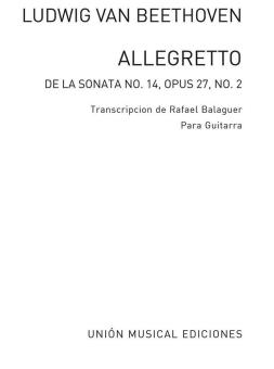 Allegretto de Sonata No.14 op. 27 No.2 