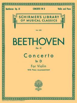 Violin Concerto In D Major Op. 61 
