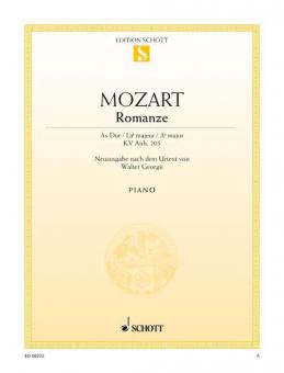 Romance A-Flat Major K.Anh. 205 Standard