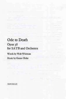 Ode To Death Op. 38 