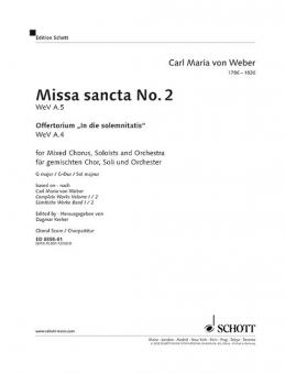 Missa Sancta No. 2 G Major Wev A.5 / Wev A.4 Standard
